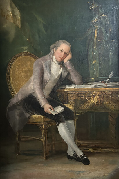 Gaspar Melchor de Jovellanos, Portrait of 1798 by Francisco de Goya