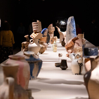 Reflejos. Picasso × Barceló, vista de exhibición. Cortesía del Museo Picasso Málaga