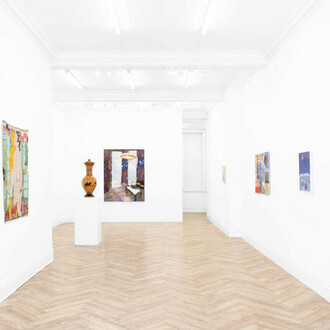 Various artists, The Northeast corridor, exhibition view. Courtesy of Huxley-Parlour Gallery