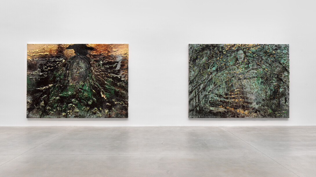 Anselm Kiefer, Seal my ears shut and I shall hear you still, exhibition view. Courtesy of Gagosian