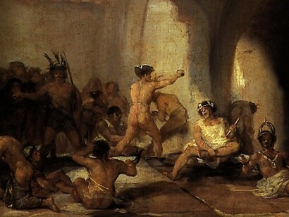 «Casa de locos» (1812-1819), Francisco de Goya