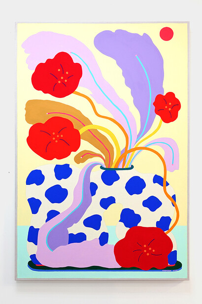 Chiaozza, Bouquet Painting No. 46, 2024. Courtesy of the artist and Hashimoto Contemporary