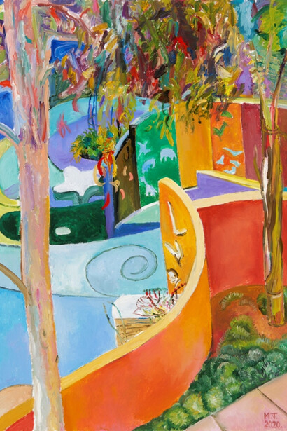 Maija Nora Tabaka, Garden design (detail), 2020. Courtesy of Daugava Gallery