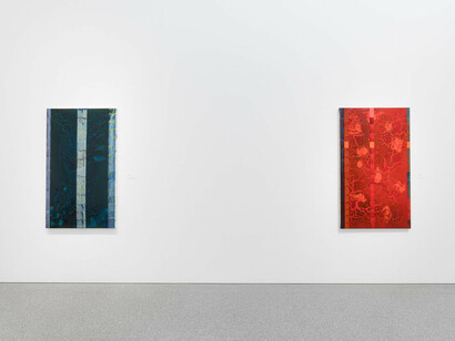 William T. Williams, Word of eye, exhibition view. Courtesy of Michael Rosenfeld Gallery