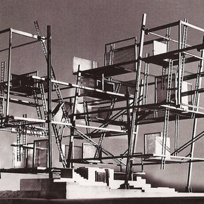 New Babylon, Constant Nieuwenhuys, Photo Courtesy of his model, 1959