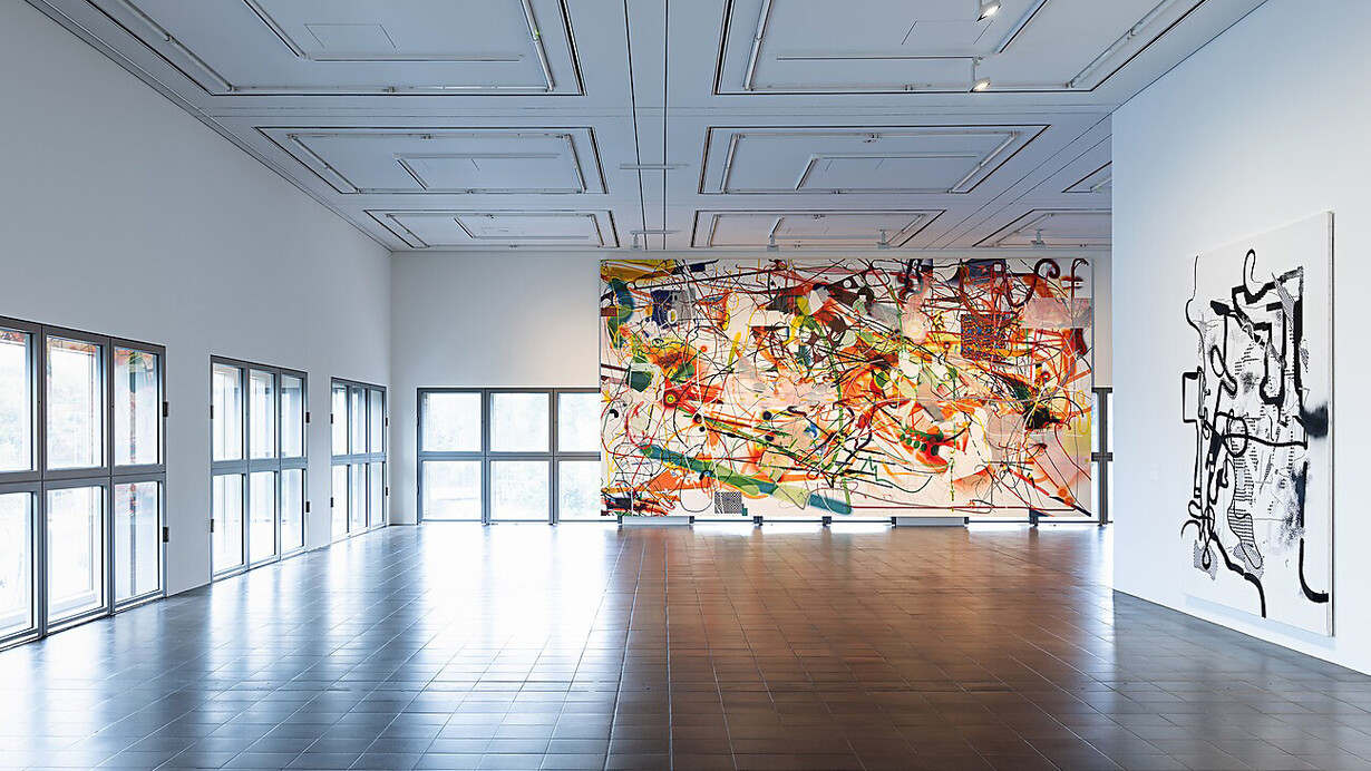 Albert Oehlen, Computer paintings, exhibition view. Courtesy of Hamburger Kunsthalle