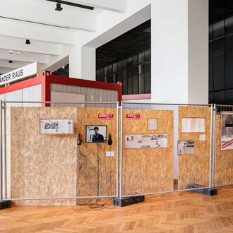 Christoph Schlingensief, It’s not my problem anymore! Exhibition view. Courtesy of MAK