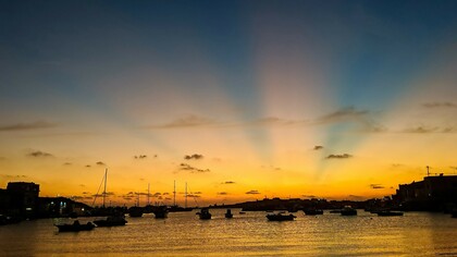I suggestivi tramonti di Lampedusa