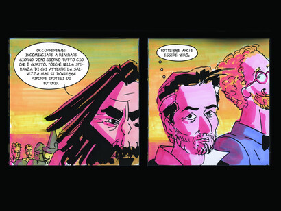 Graphic novel. "Cortocircuiti catartici" di Glauco Piccione & Pitz Horn, dei Merangoli Editrice (2022)