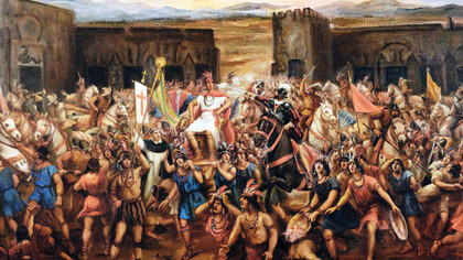 La captura de Atahualpa, Juan Lepiani, 1920