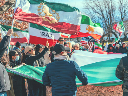 Manifestación en oposición a la intervención estadounidense en Irán, Washington, Estados Unidos, 11 de enero de 2026. Fotografía: Ted Eytan