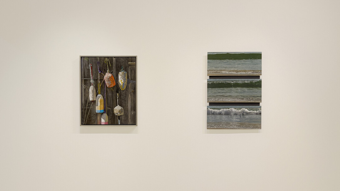 Steve Mills, Reflections and Shadows, installation view. Courtesy of Gallery Henoch