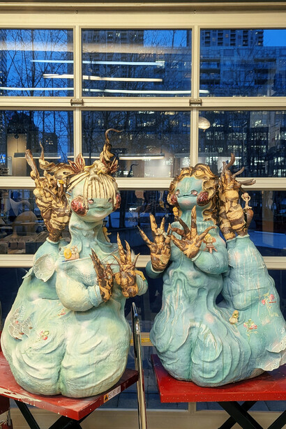 Sami Tsang, I'm the reflection of you, 2025. Courtesy of Claire Oliver Gallery