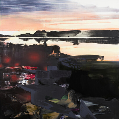 A glass of light to drink in darkness. Courtesy of Galleria Heino