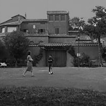 La villa di Alberto Sordi vista dall'esterno nel 1959 @ Archivio Storico Luce