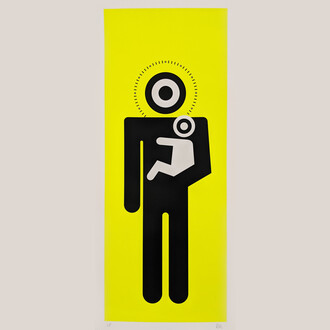 Pedestrian yellow baby