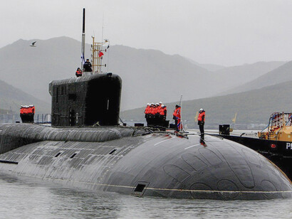 K-550 Alexander Nevsky (Александр Невский, tr. Aleksandr Nevskij) is a Russian nuclear ballistic missile submarine of the fourth generation Borei class (Project 955A)