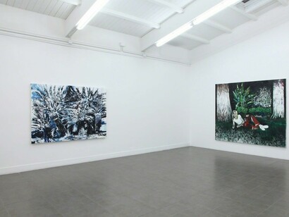 Raffi Kalenderian, Green River, Exhibition view. Courtesy of Brand New Gallery