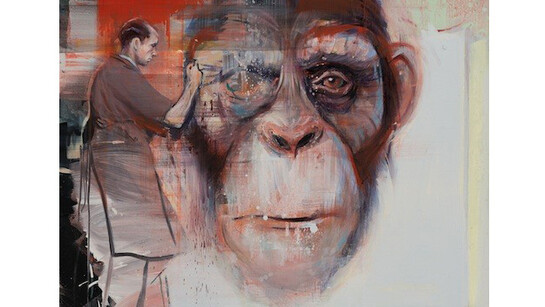 Radek Szlaga, Unknown Artist from a Distant Country, 2015, Huile sur toile © Galerie Laure Roynette - Radek Szlaga