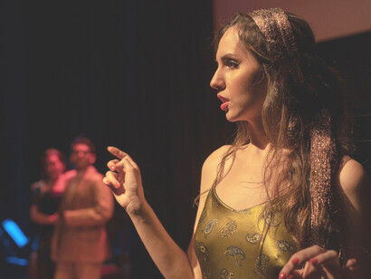 Pieza de teatro musical 'Una fiesta salvaje de Boris Vian' (Fotografía de Ygnacio Narea)