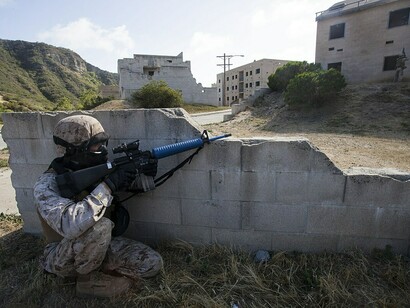 Marines and Sailors from Headquarters and Headquarters Squadron, Marine Corps Air Station Yuma, Arizona, completed their final training exercise at Range 131, Camp Pendleton, California—preparing for the evolving demands of modern warfare, USA