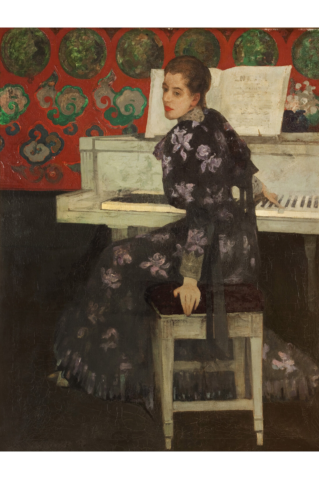 Arthur Melville, The White Piano, Oil on canvas, 153 x 130 cm, Collection: Harris Museum and Art Gallery, Preston, Photo © Harris Museum and Art Gallery, Preston
