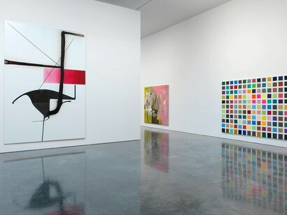 Albert Oehlen, Exhibition view. Courtesy of Gagosian