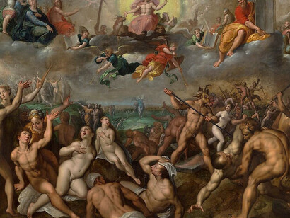Jacob de Backer, Last Judgement, before 1589, oil on canvas