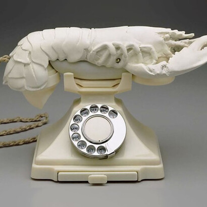 Salvador Dalí. 'Aphrodisiac telephone', 1936
