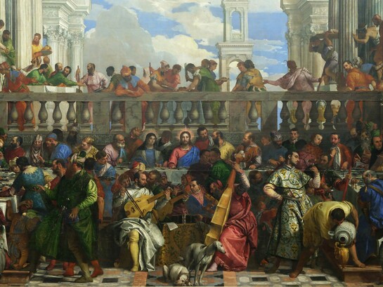 Paolo Caliari, detto il Veronese, "Nozze di Cana", dettaglio, 1563, Louvre, Parigi, Francia