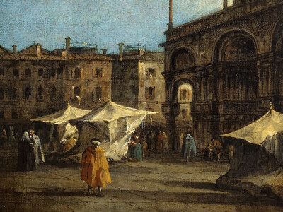 Francesco Guardi (1712-1792), 1760 ca, Veduta della Piazza San Marco a Venezia