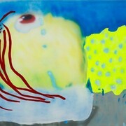 Austin Lee, Dropsy, 2013, flashe acrylic on canvas, 72 x 96 inches