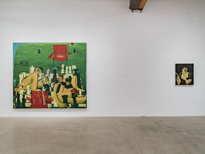Celeste Rapone, Big chess, exhibition view. Courtesy of Corbett vs. Dempsey