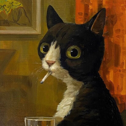 Alison Friend, Grandma's Cat (detail), 2023. Courtesy of the artist and Harman Projects