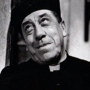 Fernandel in Don Camillo e Peppone nel film di Julien Duvivier 