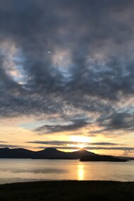 Sunset over The Macleod’s Tables mountains taken from Ullinish. Photo by Scott Ross