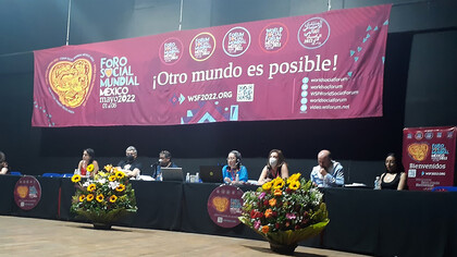 Forum social mondial à Mexico en 2022. Au Mexique, les néo-zappatistes ont désormais leurs municipalités autonomes © Wikicommons JdA-PA-CC-By-4.0