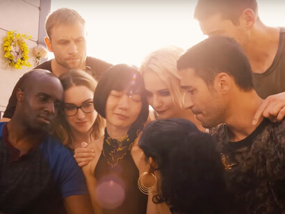 One of the strongest themes in Sense8 is empathy, as the characters experience each other’s emotions and challenges