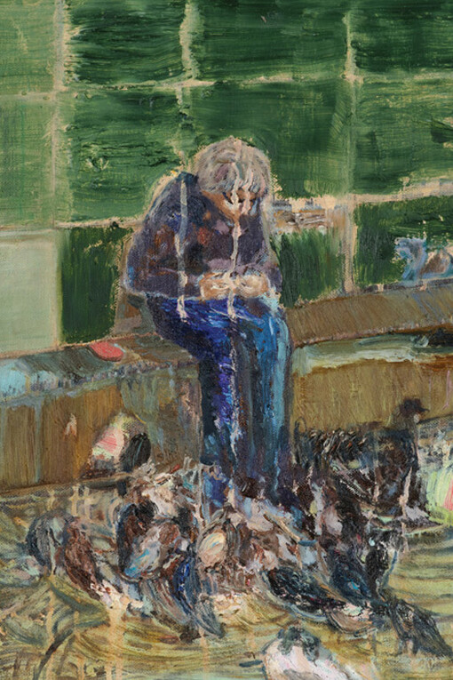 Un Cheng, Paris’s dove nailist, 2025. Courtesy of Blindspot Gallery