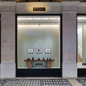 Moore and Malaparte, Rhythm and form, exhibition view. Courtesy of Gagosian