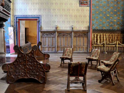 Interieur du château 