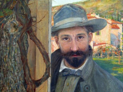 Carlo Adolfo Schlatter, Autoritratto, Firenze, Casa Museo Schlatter