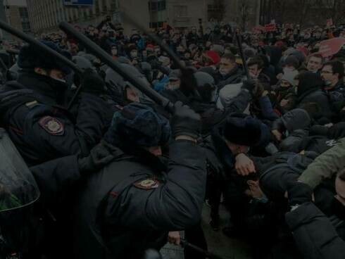 Protests against the detention of Alexey Navalny in Russia