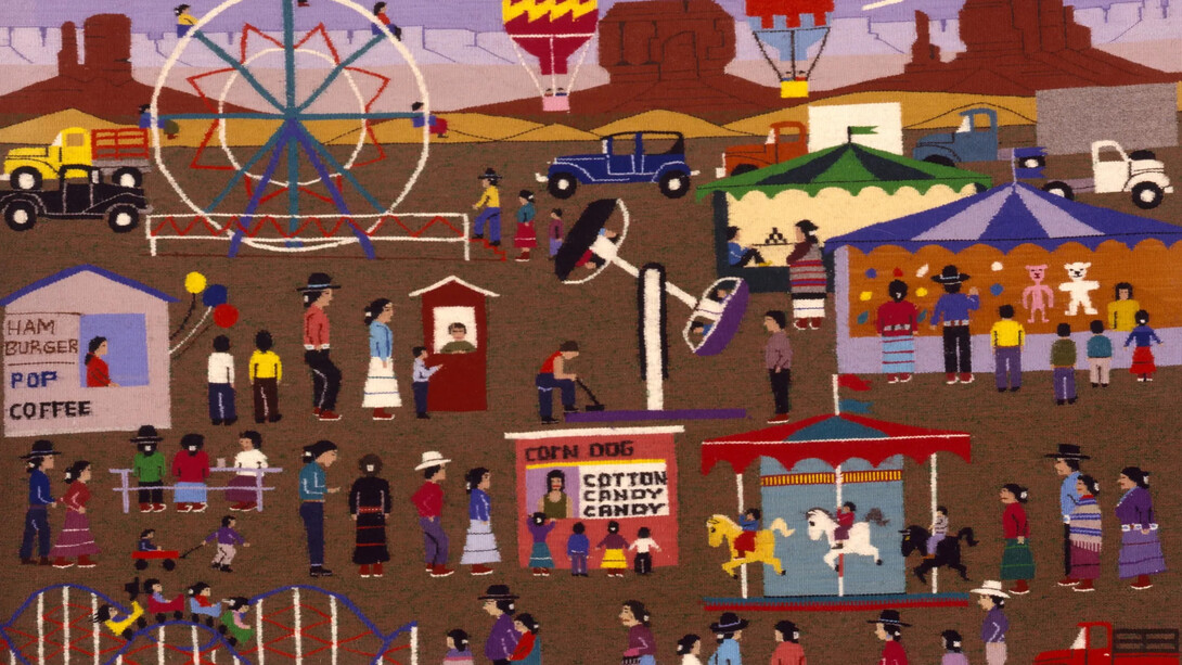 Linda Nez, Carnival (detail), 1992. Courtesy of Smithsonian American Art Museum