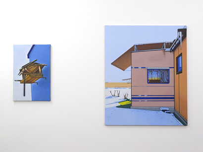 Verschiedene künstler, Peak eye, ausstellungsansicht. Mit freundlicher genehmigung der Galerie Gebr. Lehmann