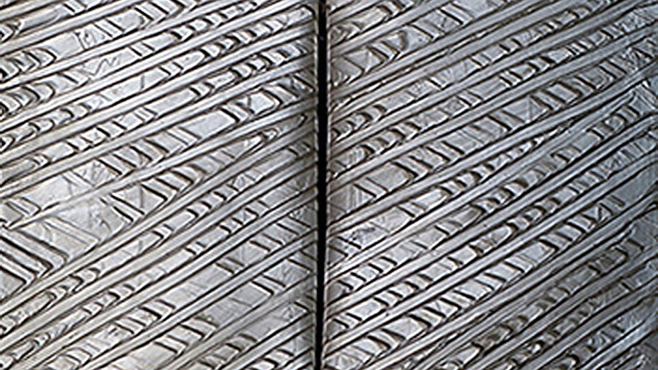 Lucio Fontana (1899-1968), Concetto spaziale, 1961, 100x80 cm, olio e taglio su tela (dettaglio)