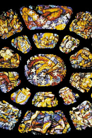 Gabriel Bracho, Stained-glass dome at the Ministry of Defense, Venezuela