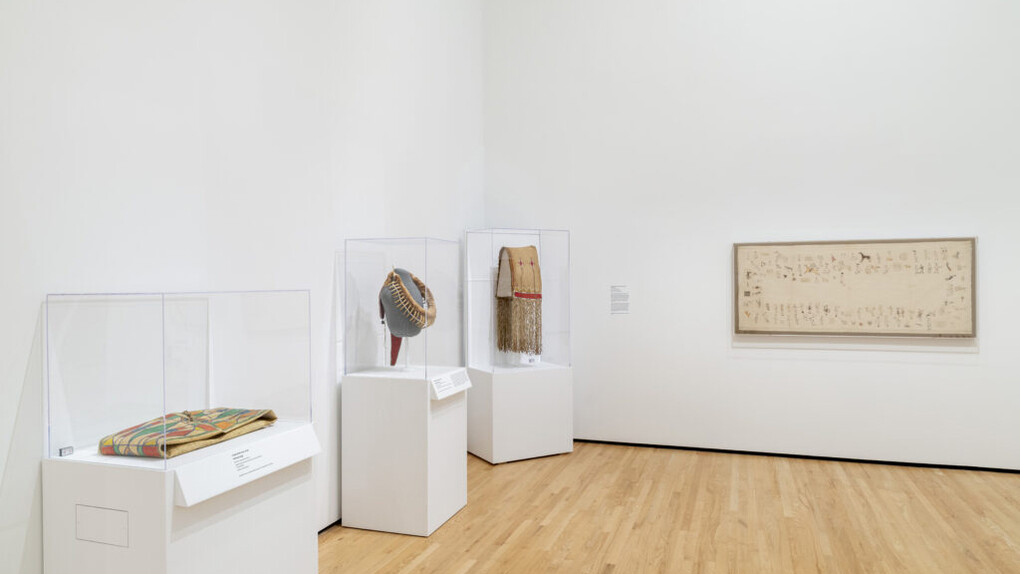 Various artists, Enduring buffalo, exhibition view. Courtesy of The Baltimore Museum of Art