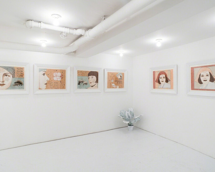 Underwater Requiem, Exhibition view. Courtesy of Allen & Eldridge