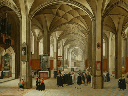 Neeffs, Peeter the Elder, Interior of a Gothic church
